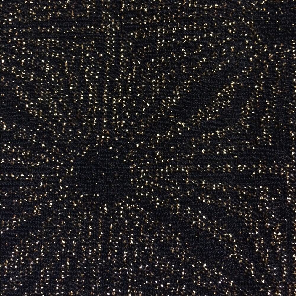 MIMI CHICA Nordstrom Metallic Shine Star Print Black and Gold Leggings Size XS - Picture 3 of 3